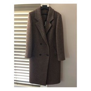 The Suin - Check Double Long Coat